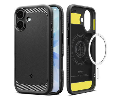 Etui do telefonów SPIGEN Rugged Armor Mag Magsafe do Iphone 17 Matte Black 8800283314991